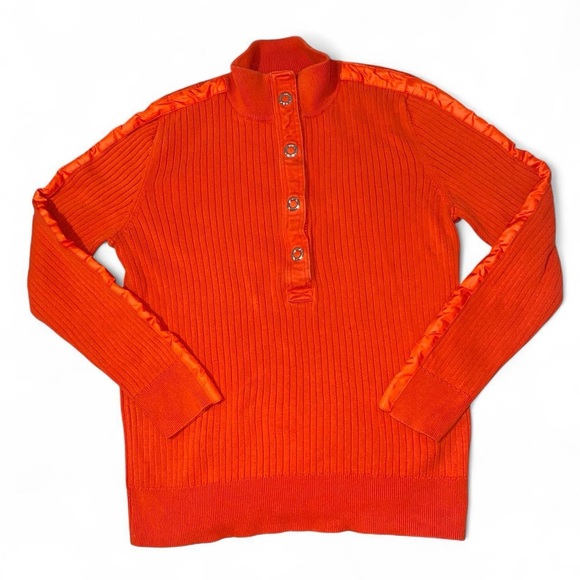 Vintage Ralph Lauren Orange Quarter Snap - Picture 2 of 7